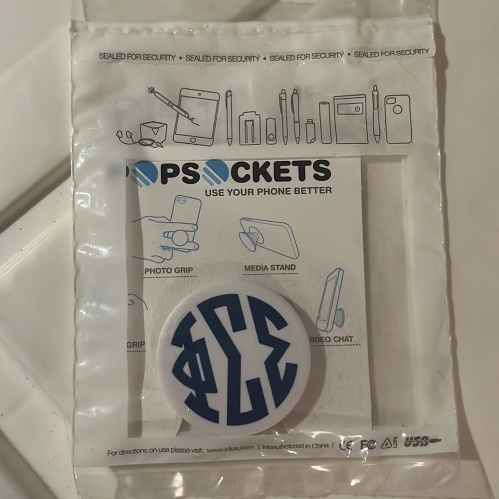 Phi Sigma Sigma sorority Greek life pop sockets for your phone  brand new